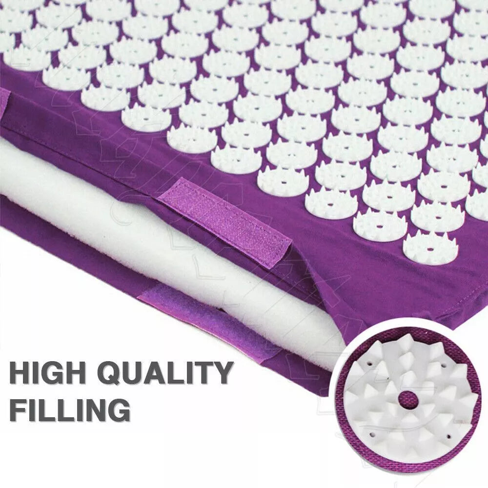Acupuncture Massage Mat & Pillow Set – Stress & Pain Relief Aussie Vital Supplies