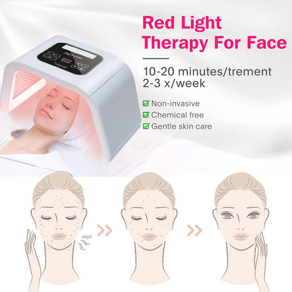 LED Light Therapy Machine – Professional Facial Skin Rejuvenation Device