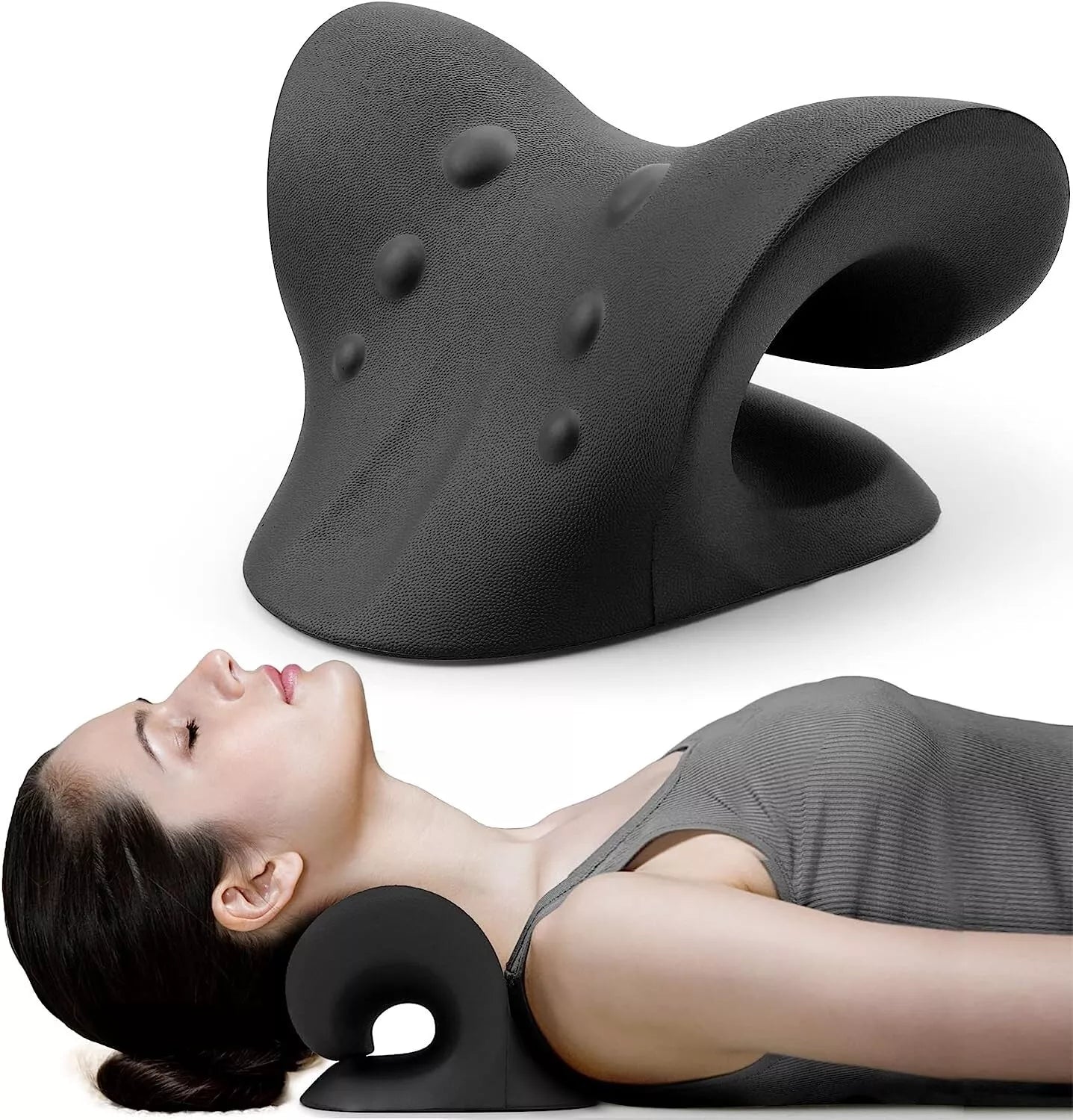Neck Stretcher Pillow – Neck Pain Relief & Posture Support - Save 50% Today