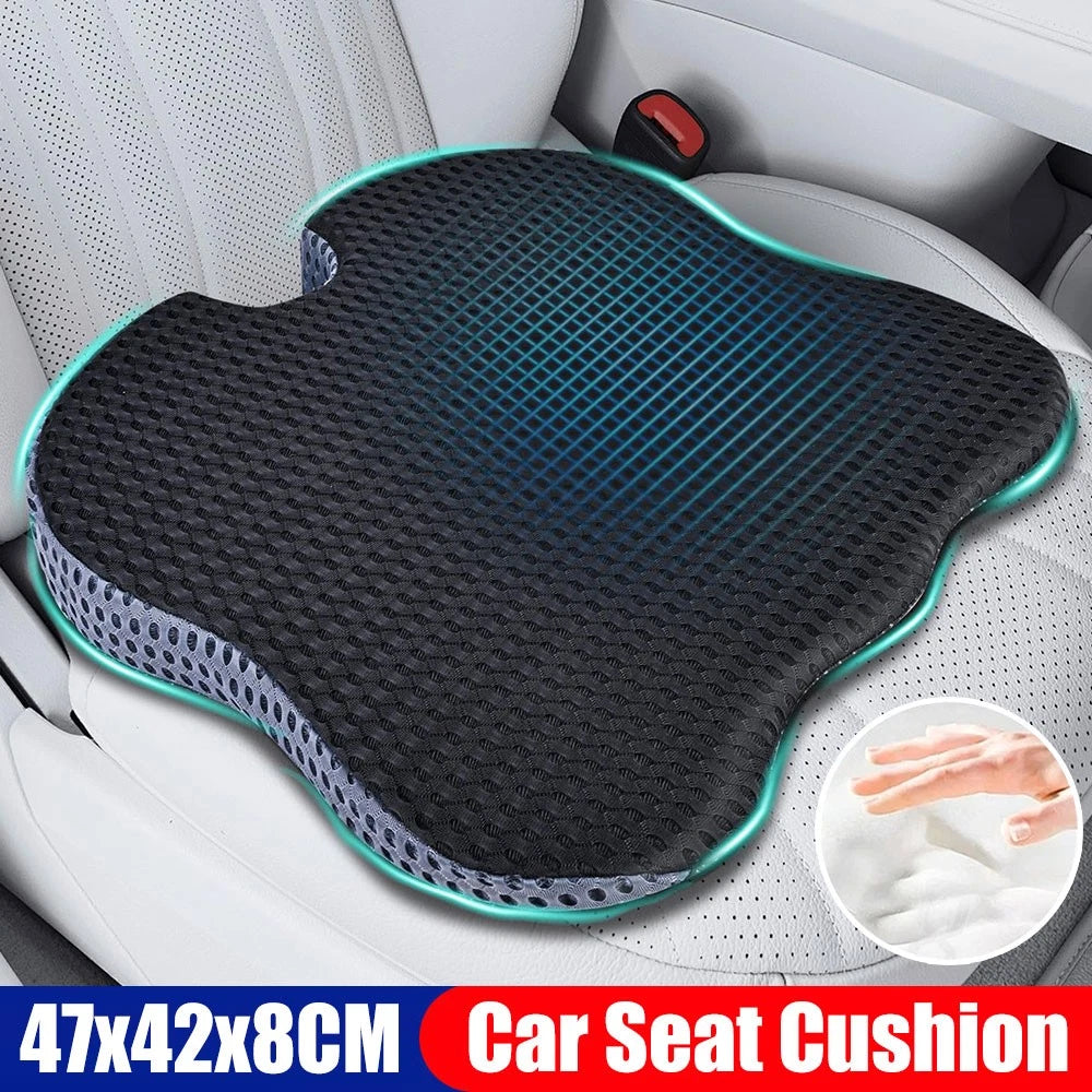 Drive & Sit in Comfort – Ergonomic Memory Foam Wedge Seat Cushion Aussie Vital Supplies