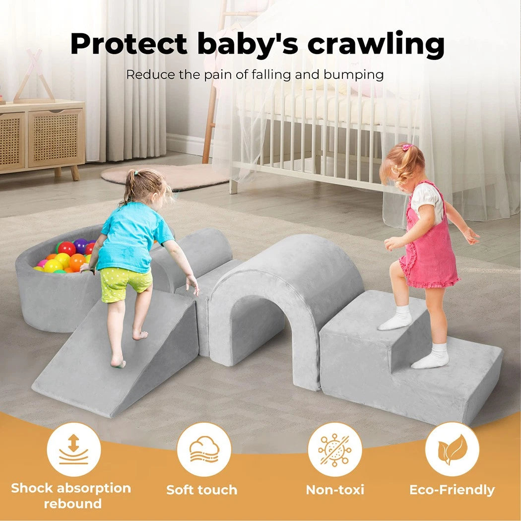 Soft Play Foam Blocks Set – Indoor Climbing & Learning Toy