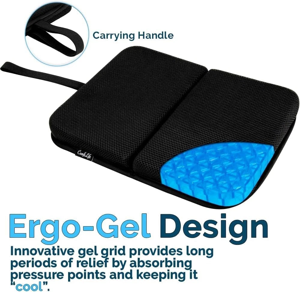 Gel Seat Cushion – Portable Travel & Foldable Aussie Vital Supplies