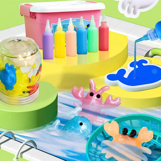 Water Elf Kids DIY Toys Kit – Creative 3D Gel Painting & Arts Craft Aussie Vital Supplies