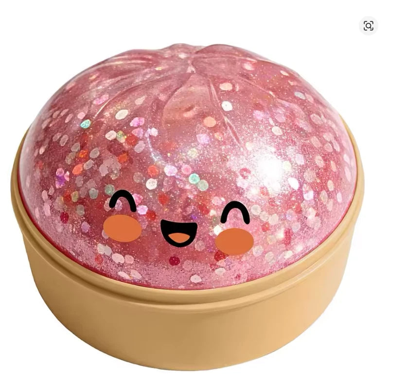 Mystery Squishy Bun Dumpling - RARE GLITTER Limited Edition!