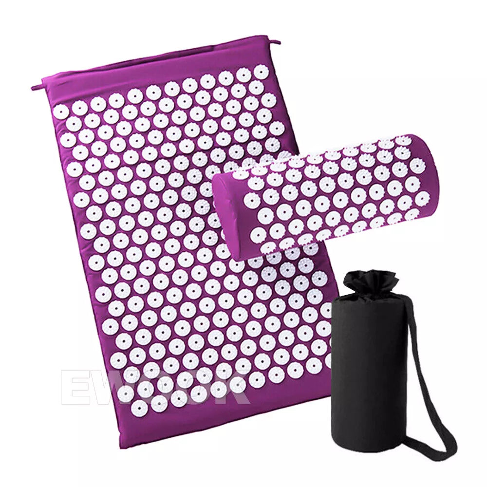 Acupuncture Mat & Pillow Set – Stress & Pain Relief Aussie Vital Supplies