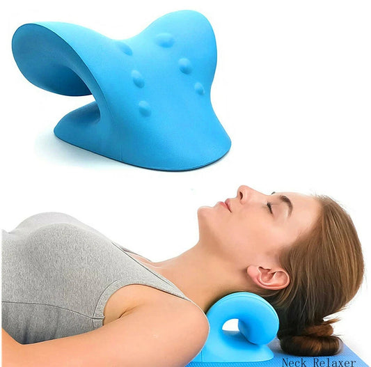 Cervical Neck Stretcher Pillow – Neck Pain Relief & Posture Support - Save 50% Today