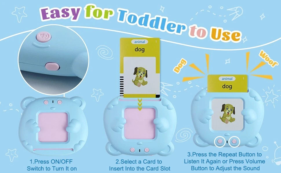 Talking Baby Flash Cards – Educational Learning Cards for Toddlers & Kids