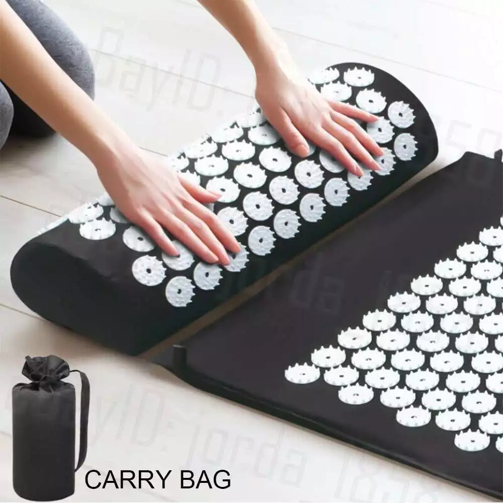 Acupuncture Massage Mat & Pillow Set – Stress & Pain Relief Aussie Vital Supplies