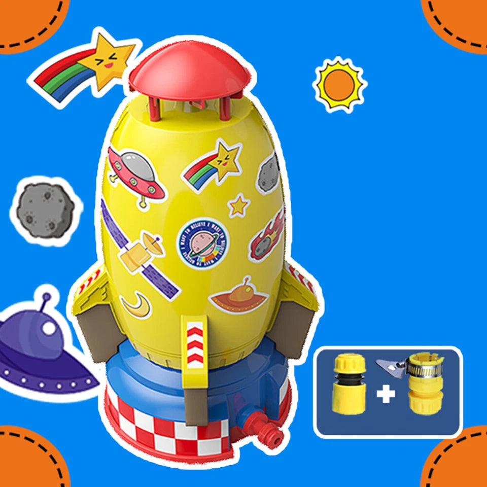 Rocket Water Jet Toy – Outdoor Water Fun for Kids Aussie Vital Supplies