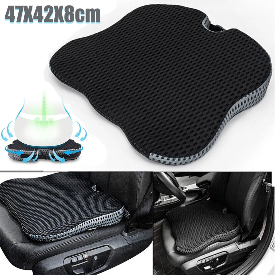 Drive & Sit in Comfort – Ergonomic Memory Foam Wedge Seat Cushion Aussie Vital Supplies