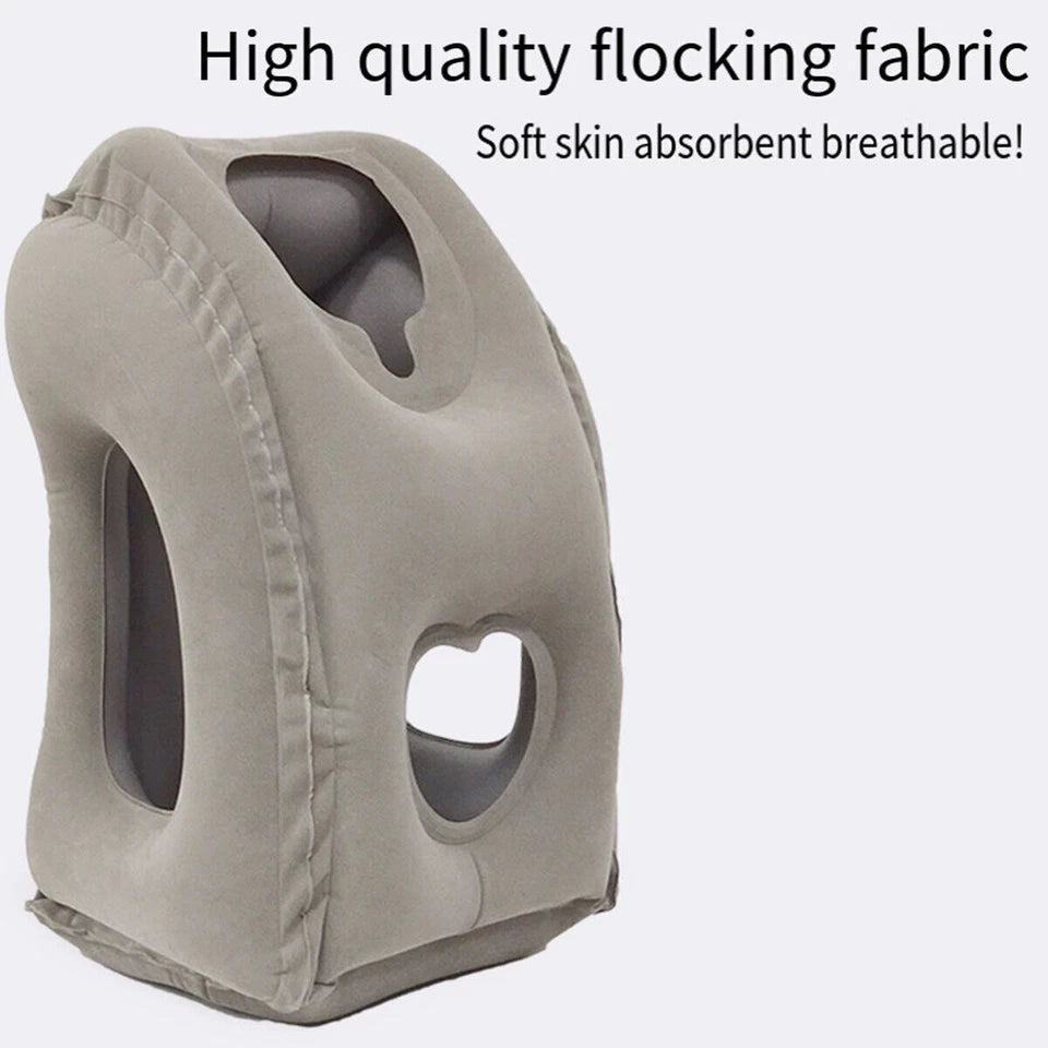 Inflatable Travel Pillow – Portable Neck & Body Support Cushion Aussie Vital Supplies