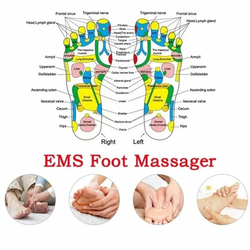 EMS Foot Massager Pad – Electric Muscle Stimulator for Foot & Leg Relaxation