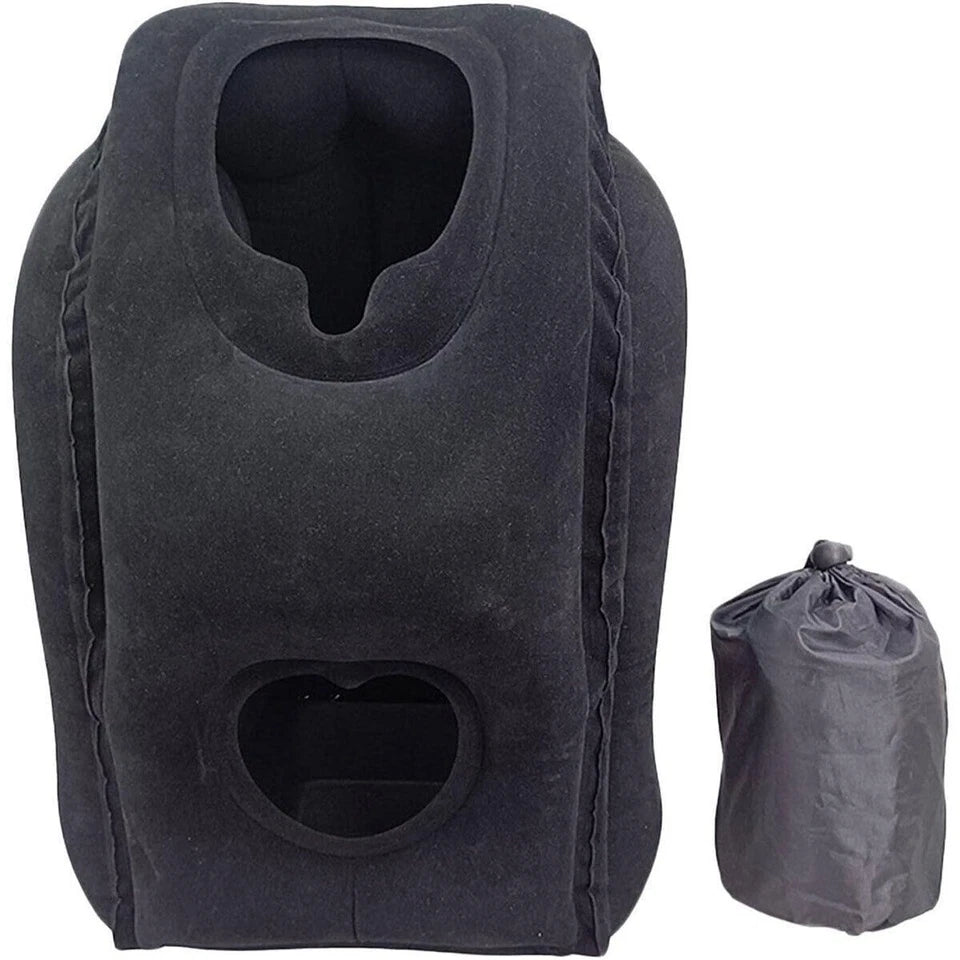 Inflatable Travel Pillow – Portable Neck & Body Support Cushion Aussie Vital Supplies