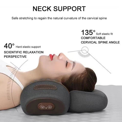 Electric Heated Cervical Neck Massage Pillow